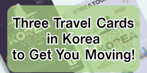 Three Travel Cards in Korea to Get You Moving!